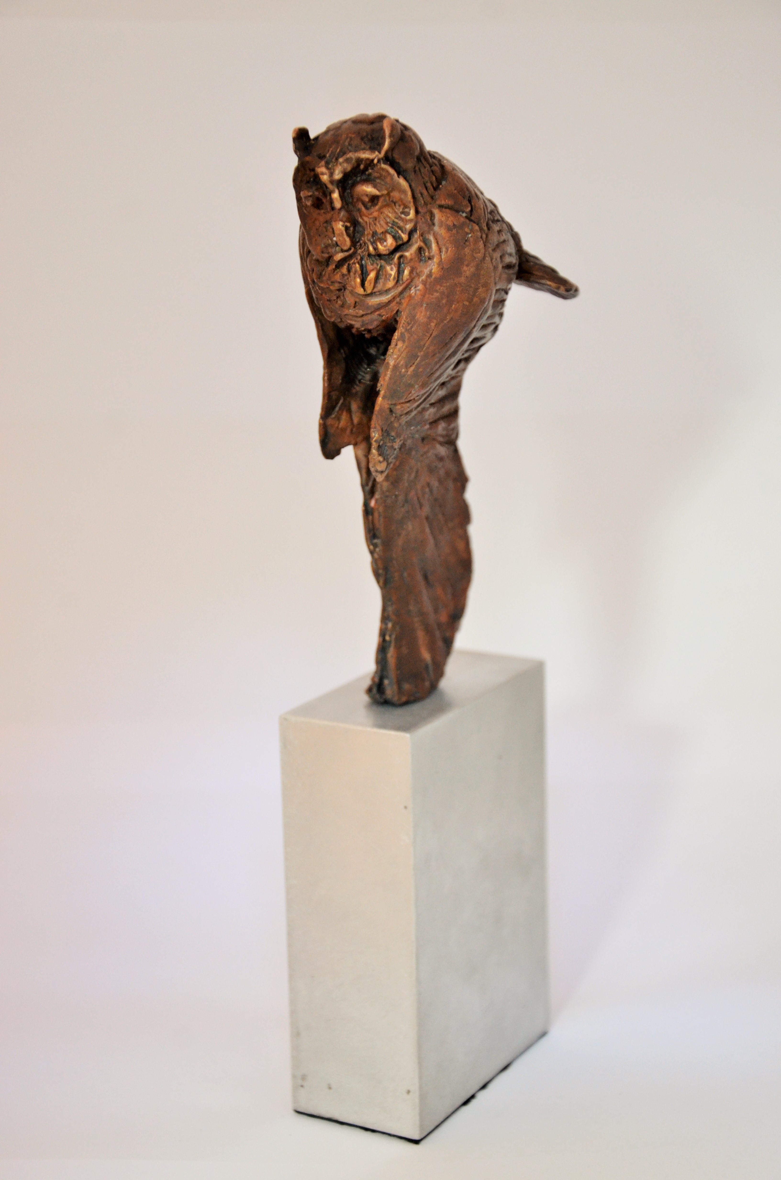 EagleOwlIInFlight – Stephen Rautenbach lSculpture